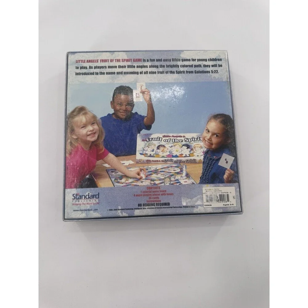 Little Angels & The Fruit of the Spirit Bible Board Game 2004 Nearly Complete